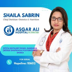 Shaila Sabrin – Dietetics & Nutritionist